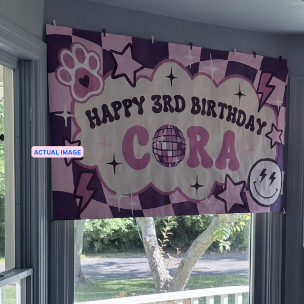 Custom Hand-Painted Party Banner (30x60)