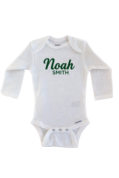 Pressed Baby Onesie