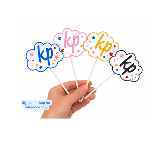 Custom Cupcake Toppers (set of 12)