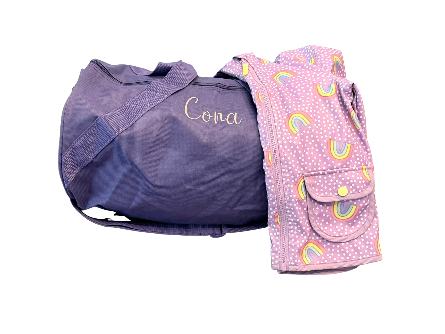 Kid Monogrammed Gym Bag