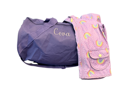 Kid Monogrammed Gym Bag