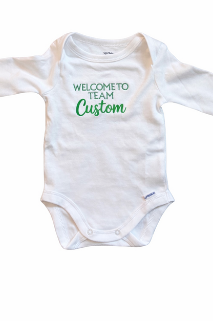 Embroidered Baby Onesie