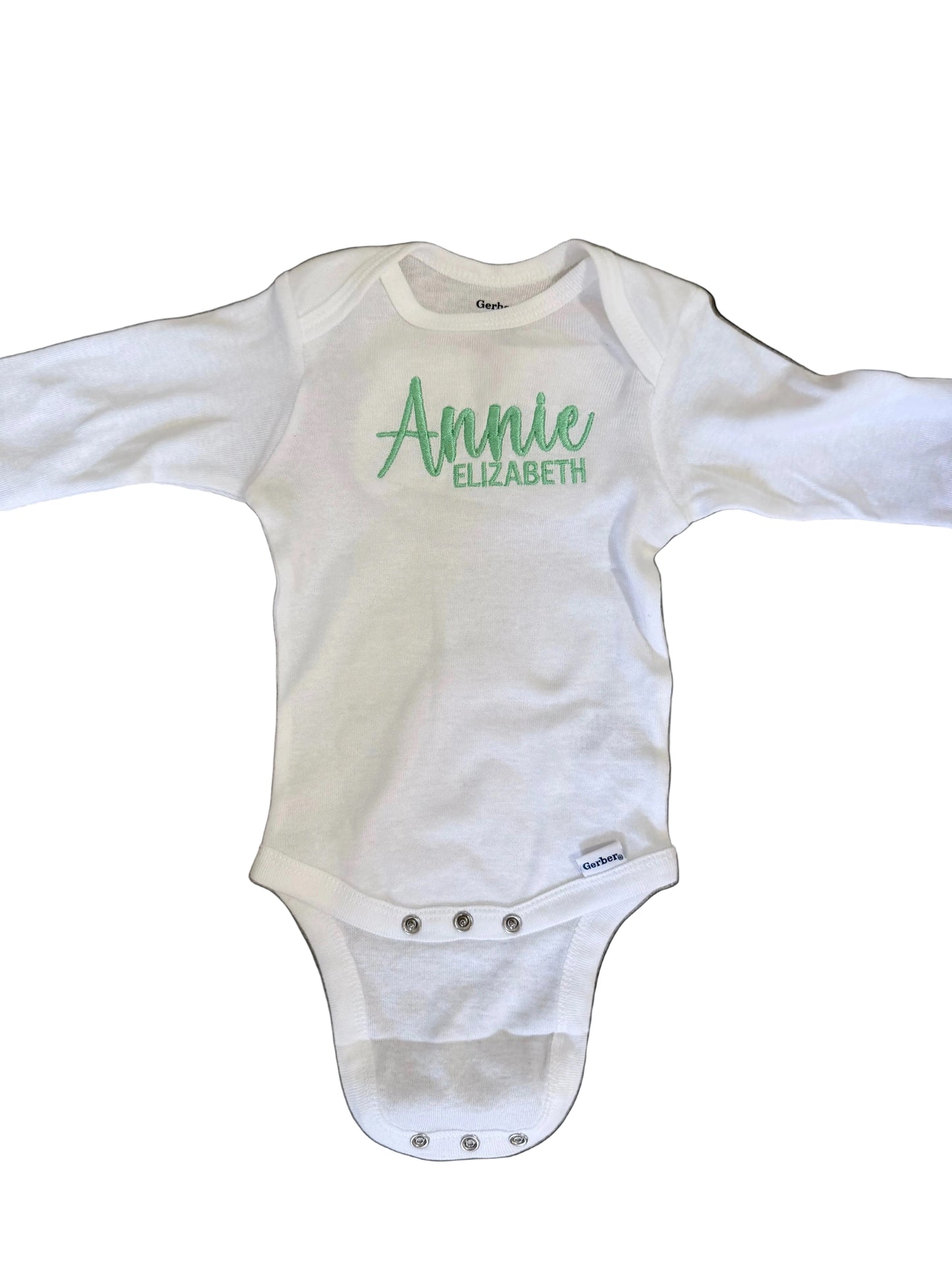 Embroidered Baby Onesie
